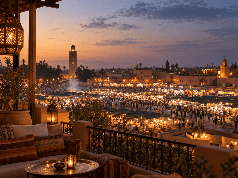 La place Jemaa el-Fna