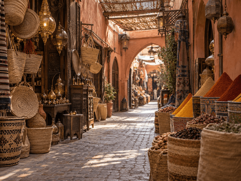 Les souks de la médina
